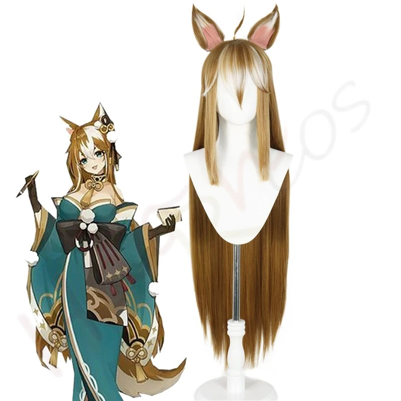 Jogo genshin impacto gorou forma feminina miss hina genshin impacto cosplay traje de halloween