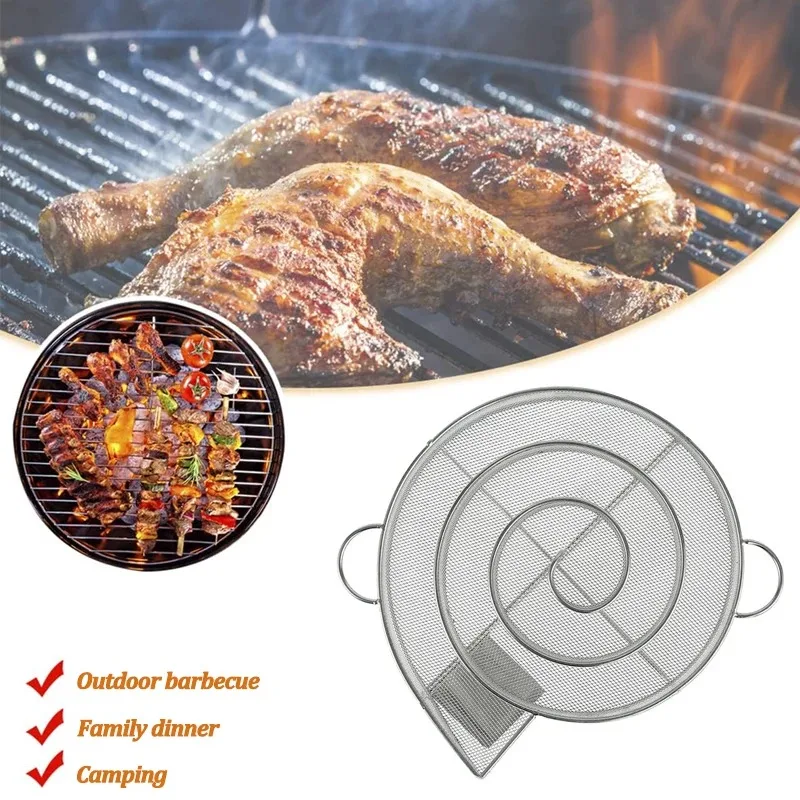 New Cold Smoke Generator Stainless Steel 304 Cold Smoke Generator for Smoker Oven Grill Up to 20 Hours Smoking With Handles