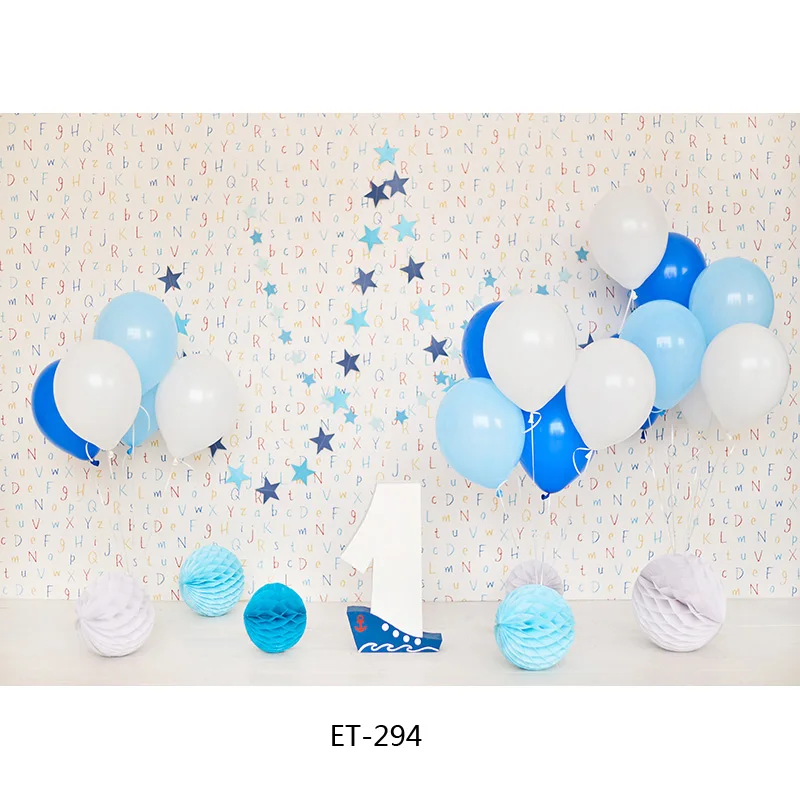 Newborn Baby Birthday Background First Birthday Party Balloon Flower  Portrait Backdrop Photography Photo Studio  LGH-07