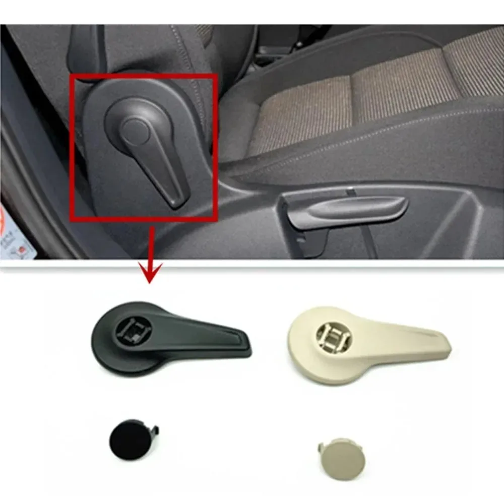 5N0 881 606 82V Right Seat Adjuster Recline Handle Level Black Beige For VW Tiguan 2009-2015 Sharan 5N0881470