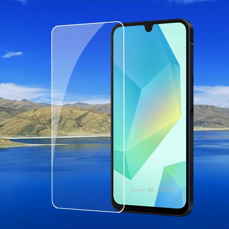 

3 piece For Samsung Galaxy A16 Screen Protector Full Screen Coverage High Quality Transparent Tempered Glass Film 2.5D edge 9H