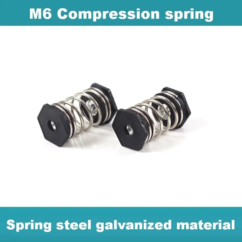 M6 Shockproof Compression Spring Damping Spring Seat for Vacuum Pump Compressor Oxygen Machine Anti-Vibration Mount