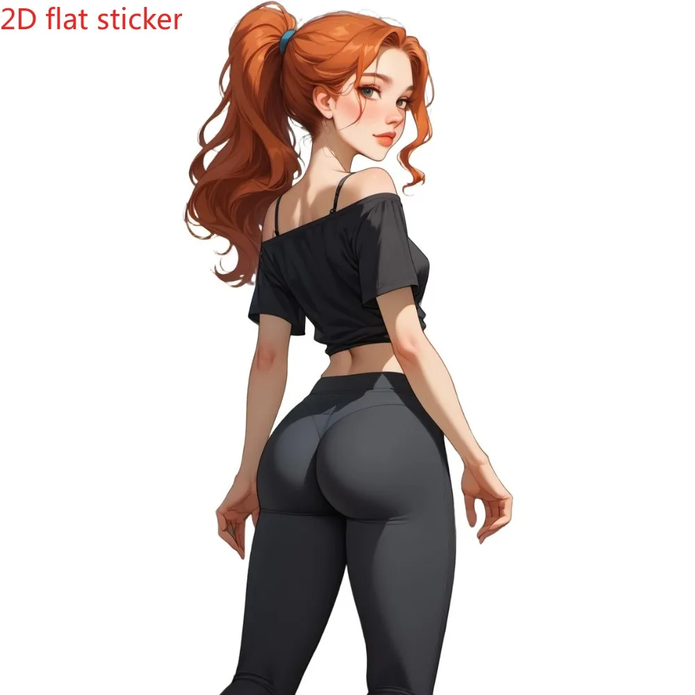 Alice 2D Flat Car Vinyl Decal Sticker Set 4pcs 4 Inch Weatherproof for Window Helmet Laptop