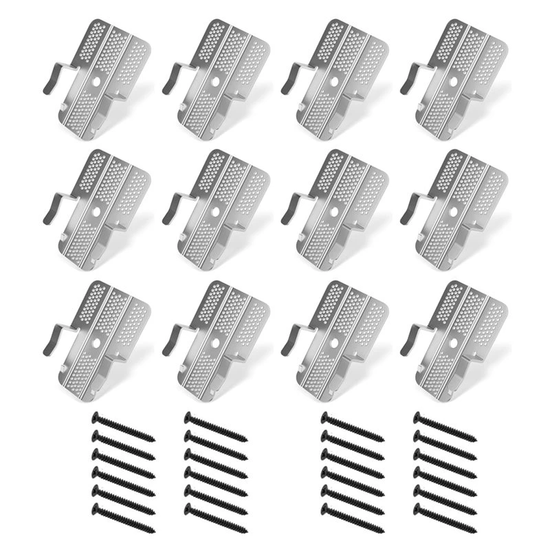 T19C Drywall Repair Clips 12Pack Includes 24 Screws For 1/2
