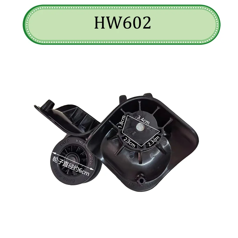 For HINOMOTO HW602 Sliding Casters, Silent Suitcase, Suitcase Wheels, And Pulleys , Wear-Resistant Universal Wheels Replacement