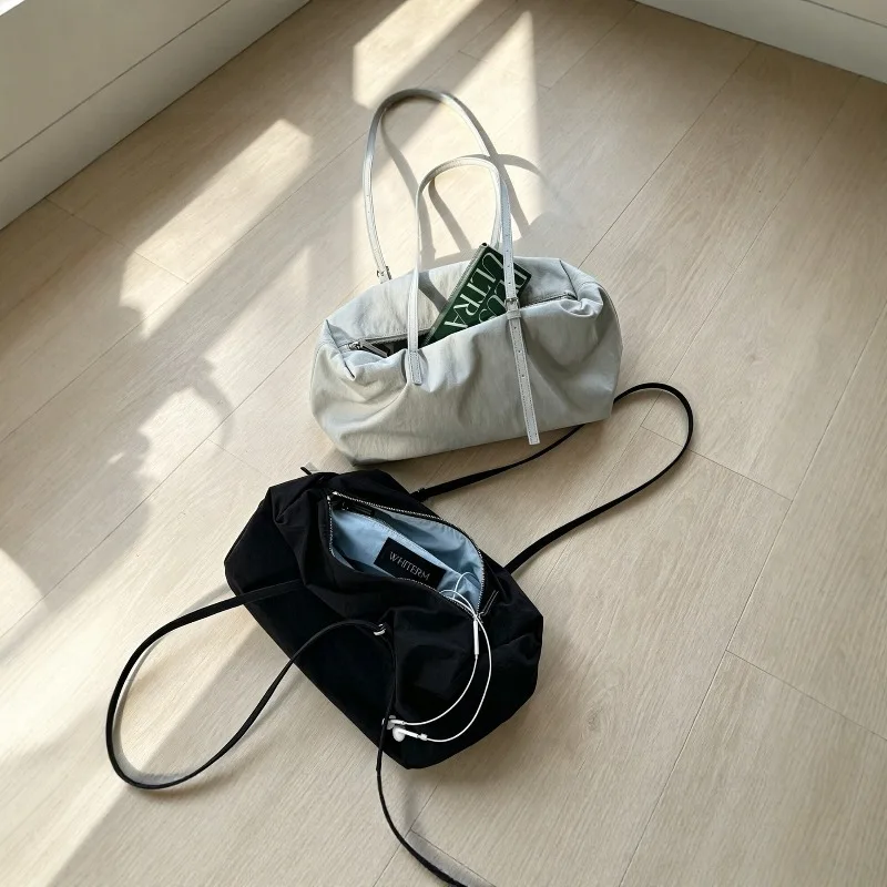 2026‑New‑Release Large‑Volume Commuter‑Oriented Shoulder‑Handbag Minimalist‑Fashion Pillow‑Style Ladies‑Purse Light‑Weight Nylon