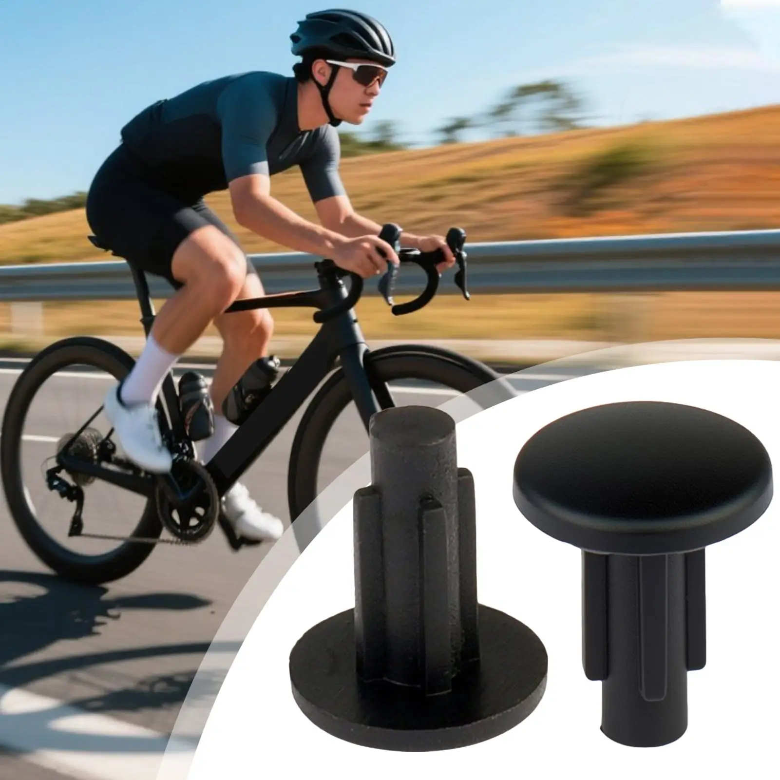 Bicycle Screw Plastic Caps Bowl Set Plug Bike Mountain Road Bicycle Rack Hole Protective Cover Screw Plug Dustproof Cover​ - view 4