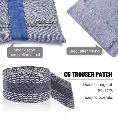 1-5M Self-Adhesive Pants Hem Paste Tape Trouser Edge Paste Iron-on Pant Shorten Repair Jean Hemming Tape For DIY Sewing Fabric - Image 4