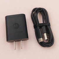 Original For Motorola E32 G35 G45 G53 G55 G24 G50 G22 G84 G75 G34 G62 G Fast Charger 18W Turbo Charger Adapter With Type C Cable