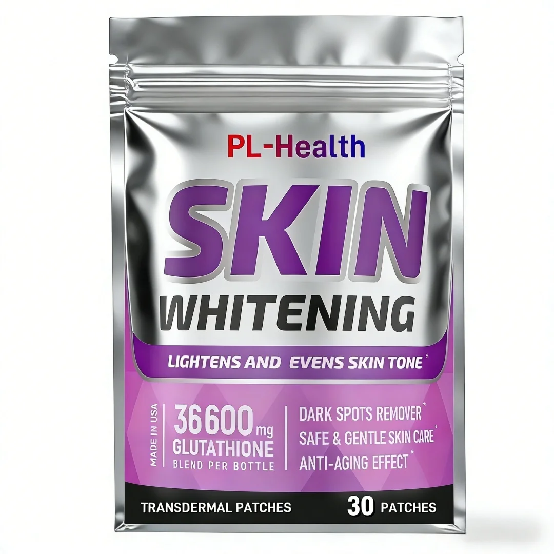 30 Patches Glutathione Whitening Transdermal Patches with Vitamin C - Skin Lightener - Dark Spot Remover