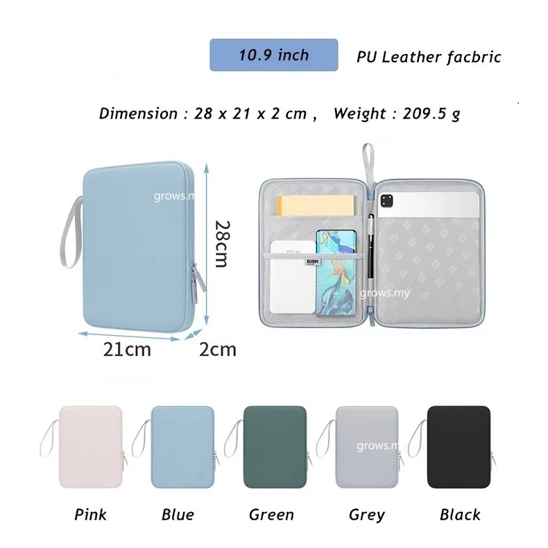 Storage Bag Portable PU Soft Sleeve For Chuwi Hi10 XPro/Hipad Plus 11inch Hipad X SurPad Go Hi10 Air HiPadXPro Max 10.36 Case