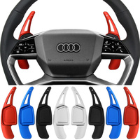 For Audi Q4 Sportback Q6 e-tron Quattro F4 F4B F4N Electric 2021-2025 Car Steering Wheel Paddle Shift Extension DSG Sticker