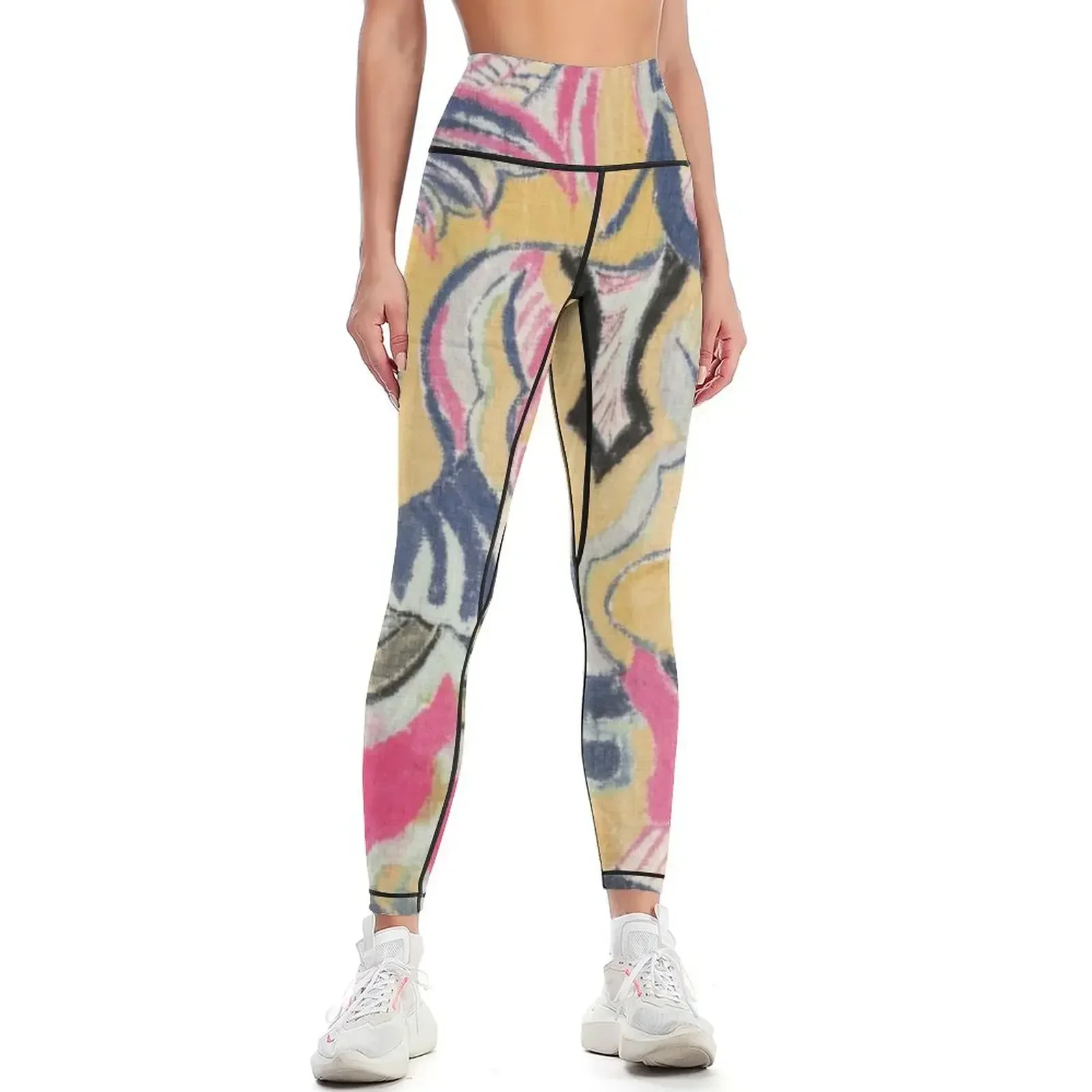 

Aunt M's original vintage fabric design No 1 Leggings sport pants Female legging pants Leginsy push up Womens Leggings