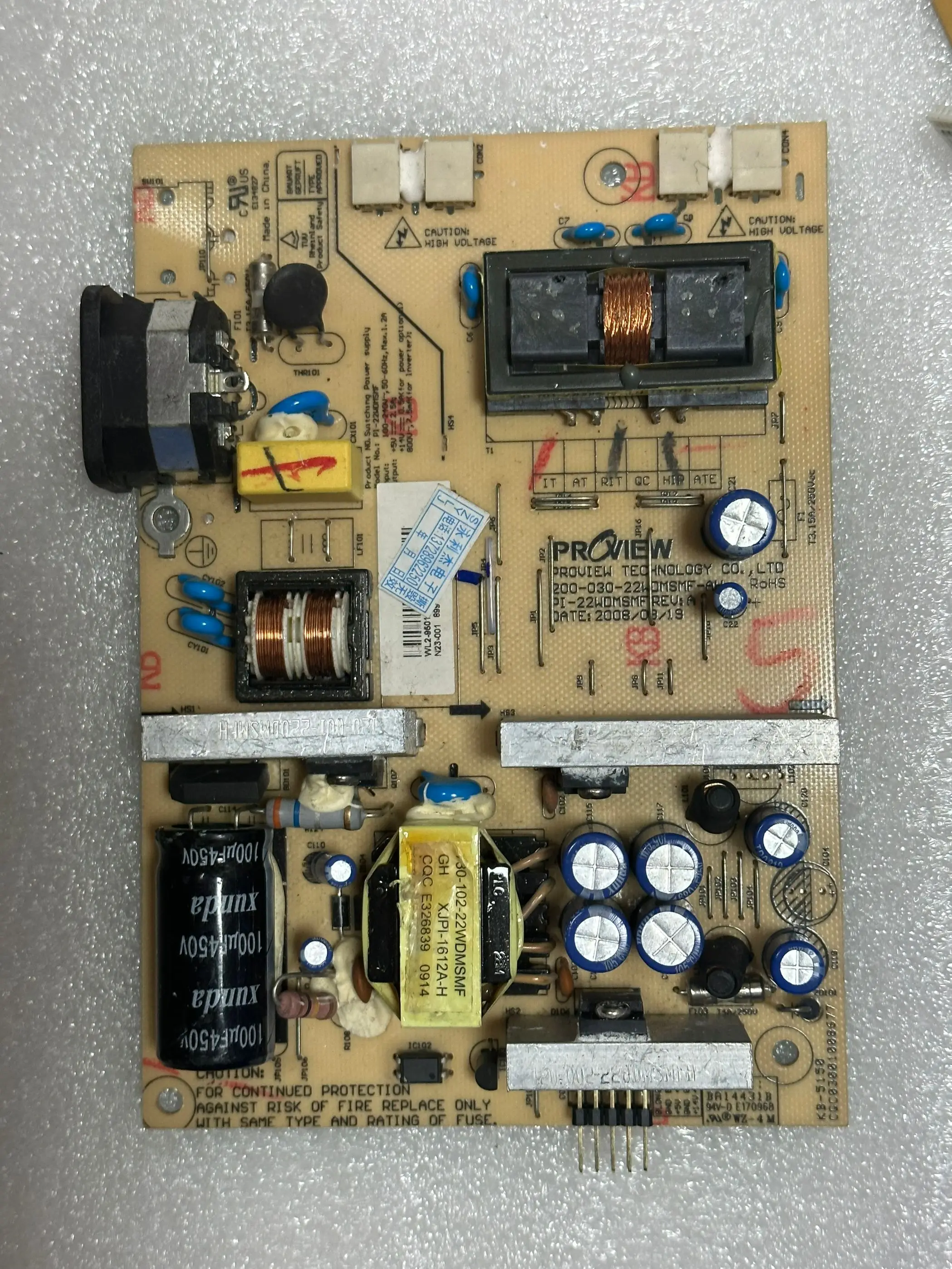 

PI-22WDMSMF D216WI FH980-W6 плата питания 200-030-22WDMSMF-AH