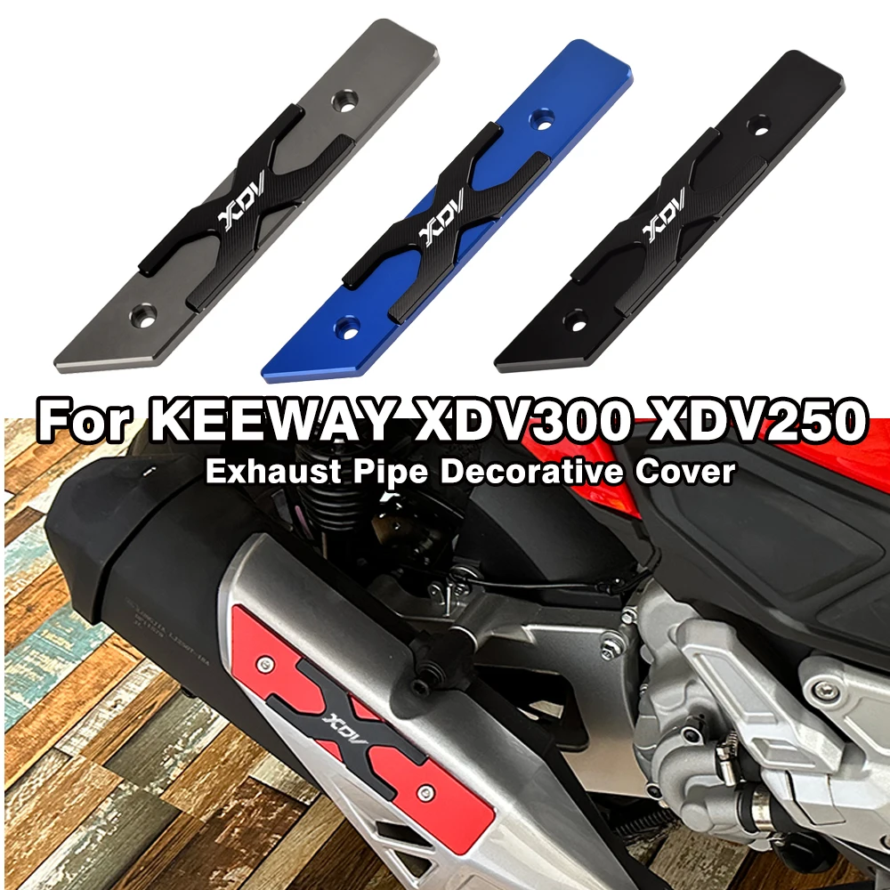 

Motorcycle Exhaust Hood Guards Cover Rear Trim Decorative Cover Pipe Tail End Accessories For KEEWAY XDV300 XDV250 XDV 250 300