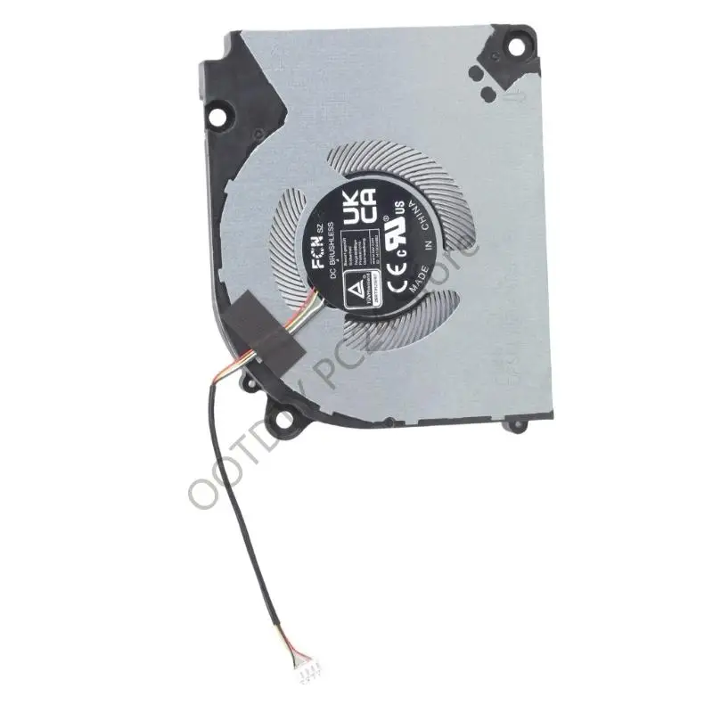 H7BA แล็ปท็อป CPU Cooling พัดลมที่เข้ากันได้กับรุ่นส่วนใหญ่เสียงต่ำใช้งานพัดลมโลหะ