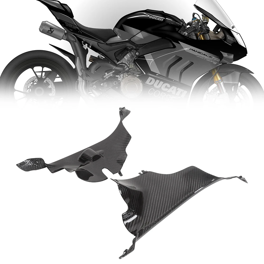 

For Ducati Panigale V4 2023 100% Carbon Fiber Side Panels Cowling Gloss/Matt Modification Adjusting Motorcycle Accessories