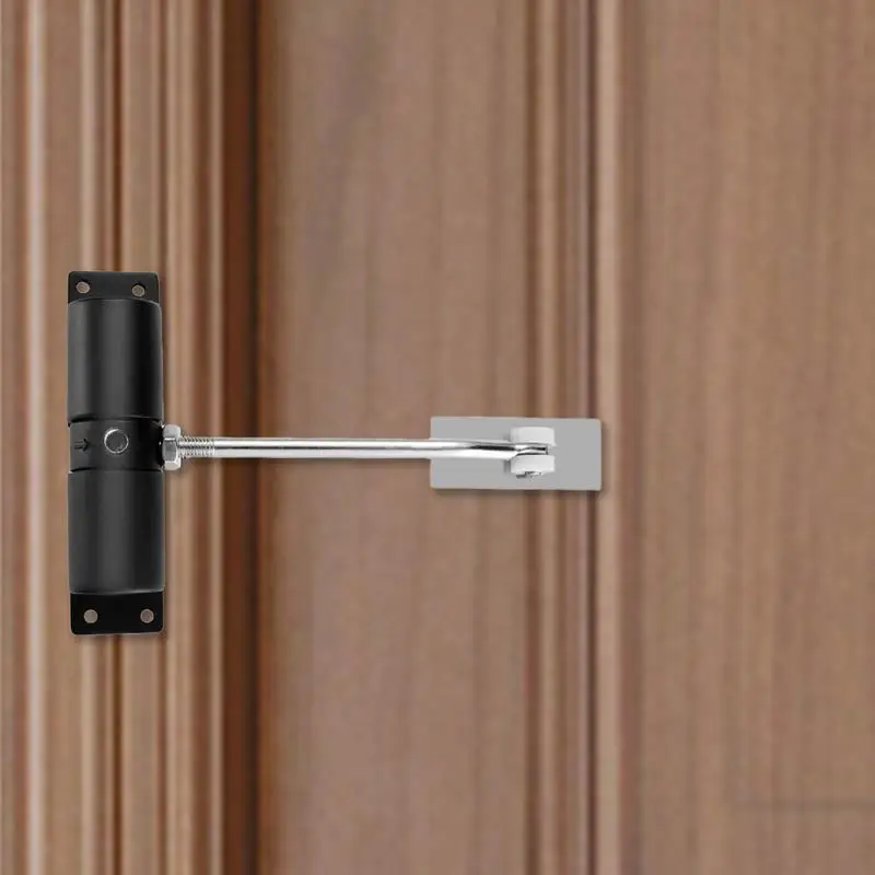 Garden Door Closer Self-Closing Hinges Gate Door Closers Soft Closing Spring-Loaded Door Closer For Garden Gates Sheds Fences