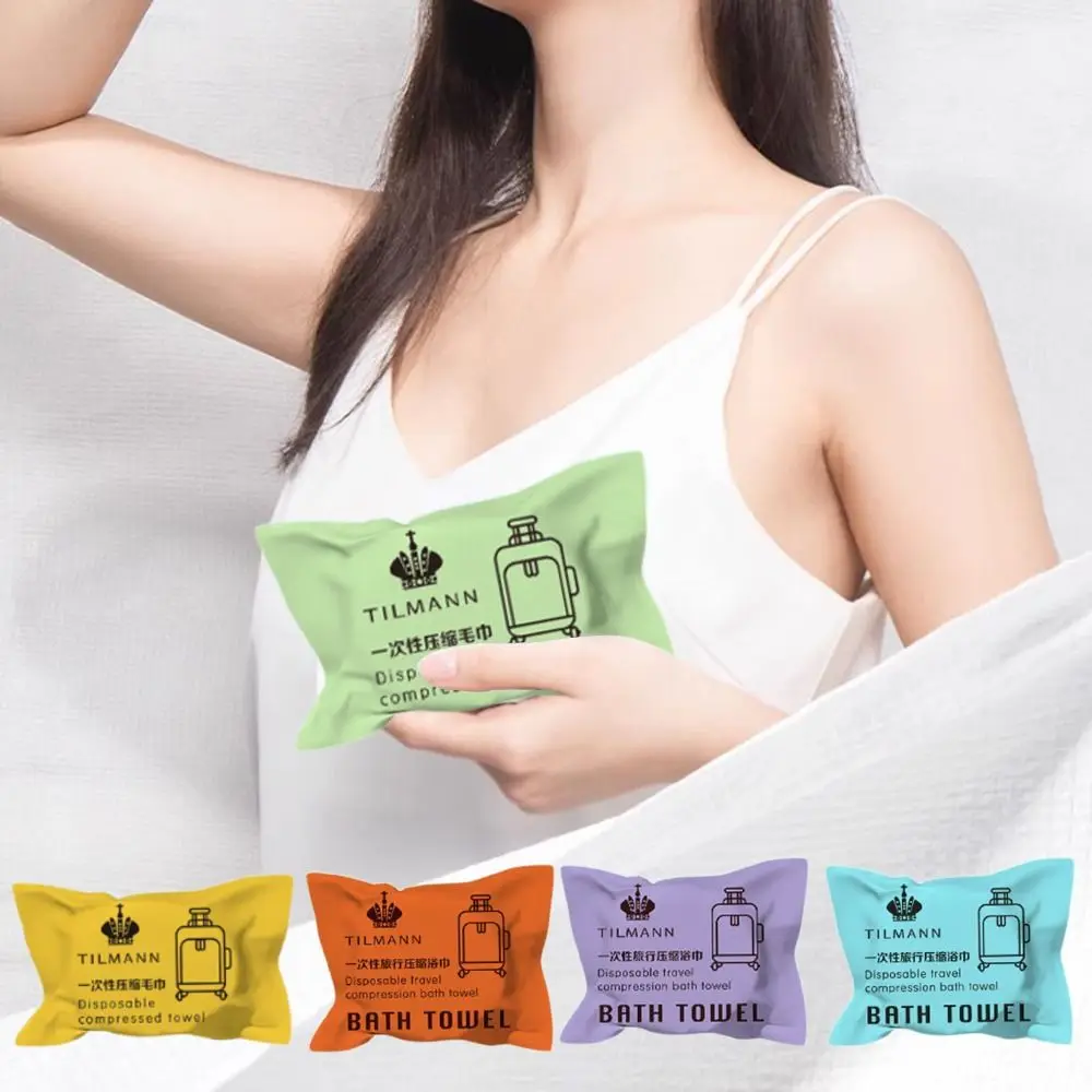 

70x140cm /60x30cm Cotton Disposable Compressed Bath Towel Non-woven Washable Portable Bath Towels Thickened Enlarged