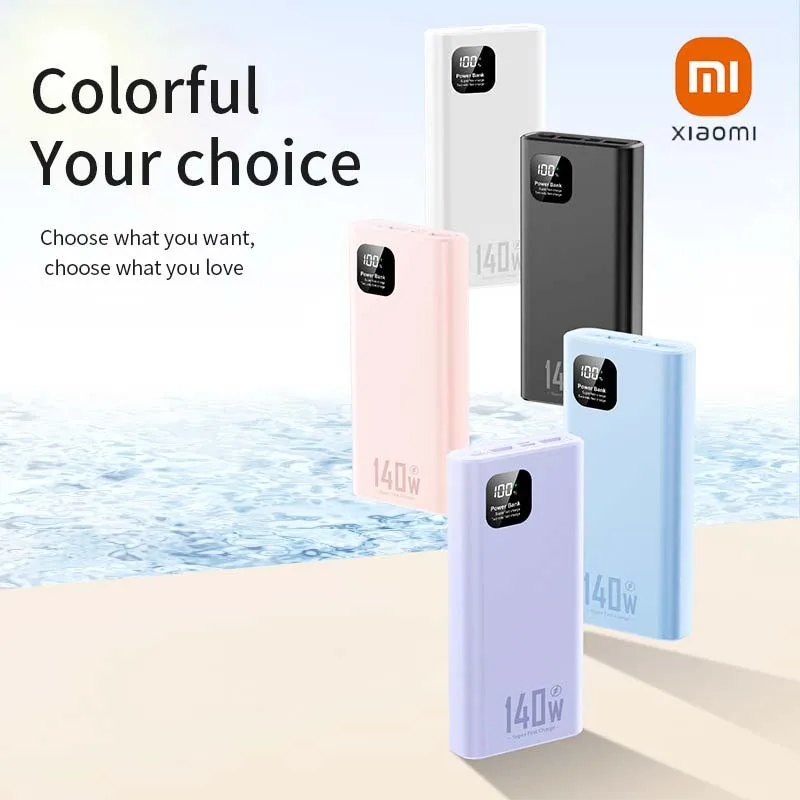 Xiaomi 200000mAh High Capacity Power Bank 120W PD 22.5W Super Fast Charging Portable Battery Charger for iPhone 17 16 15 Samsung