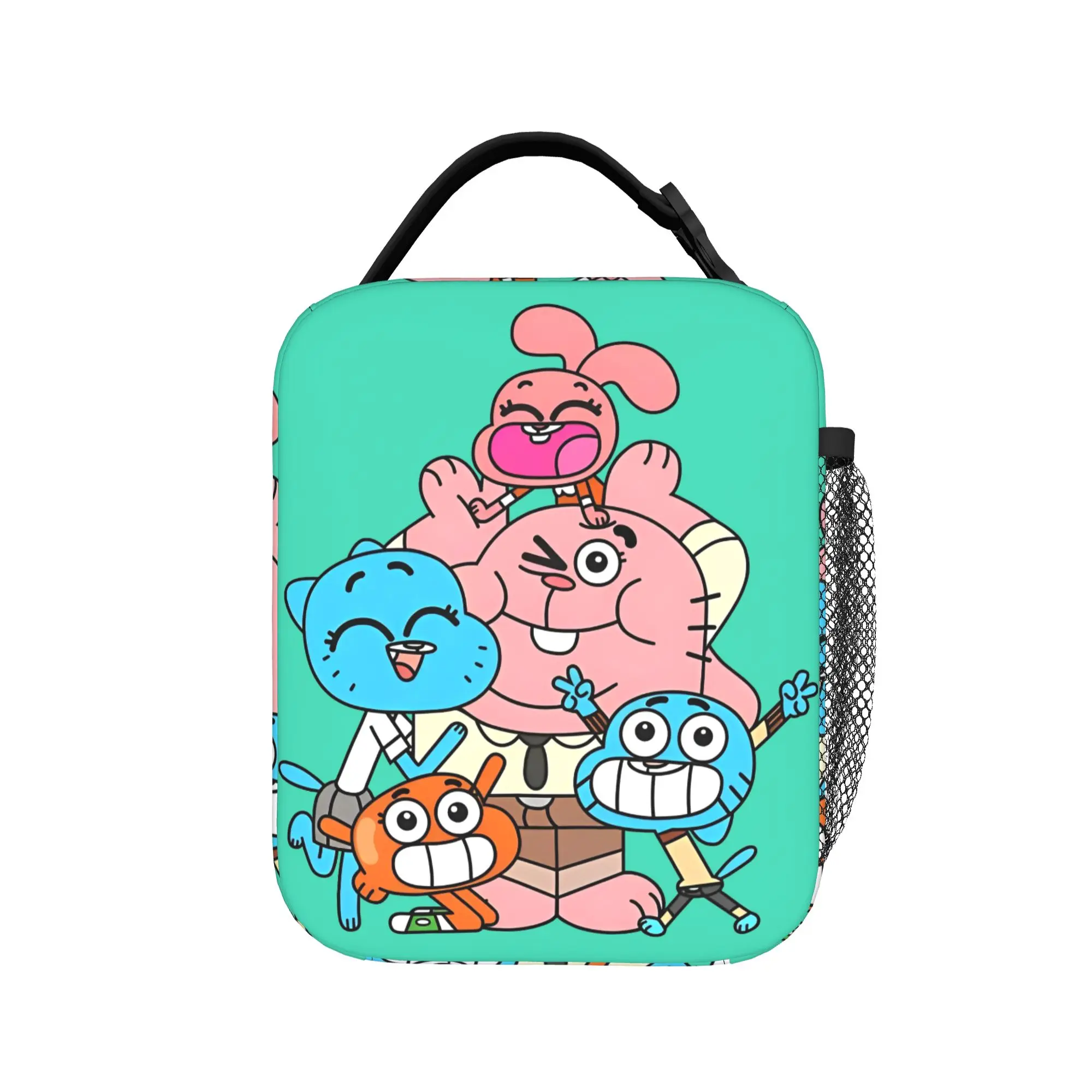 Gumballs  Video Game Insulated Lunch Bag Cooler Bag Reusable,Lunch Container  Leakproof Tote Lunch Box Food Bag College  Travel