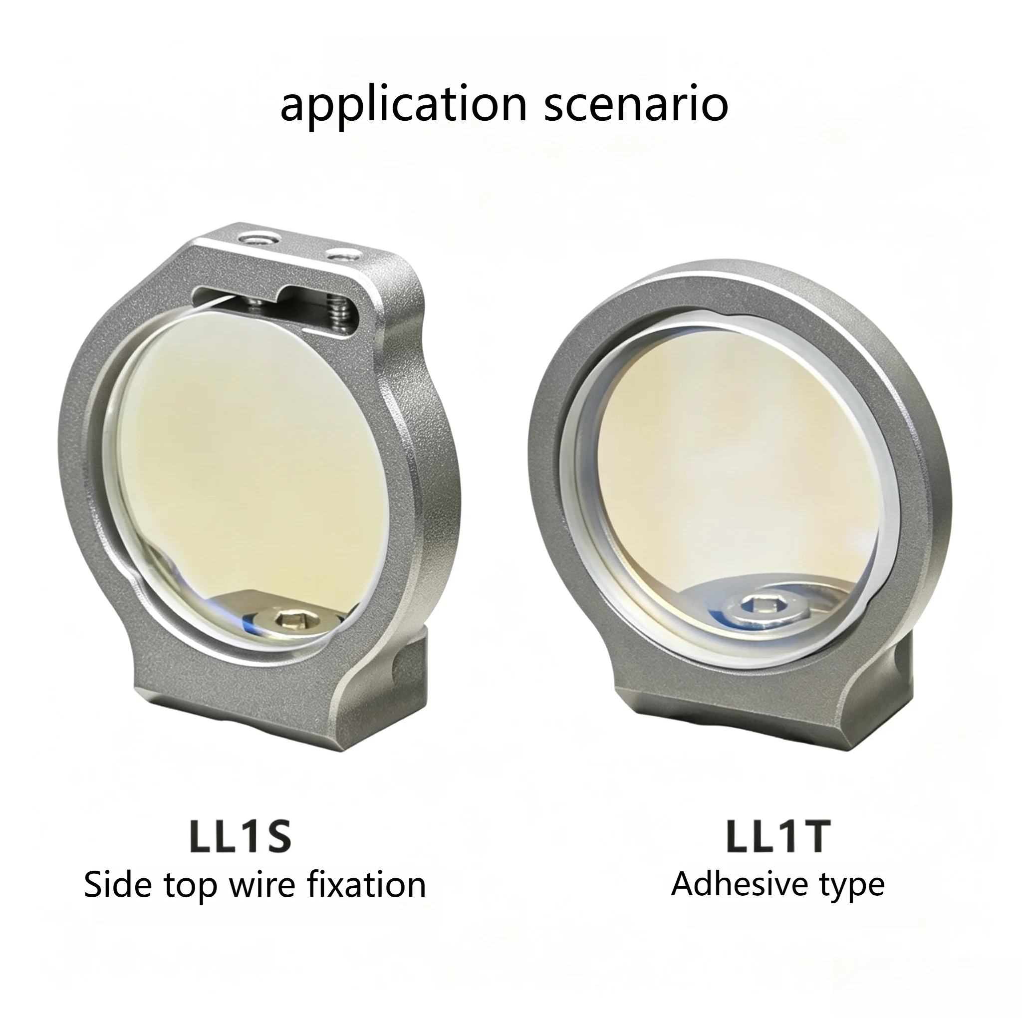 Fixed Optical Component Mounting Base Adhesive Side Top Wire Fixed Beam Splitter Lens Reflector