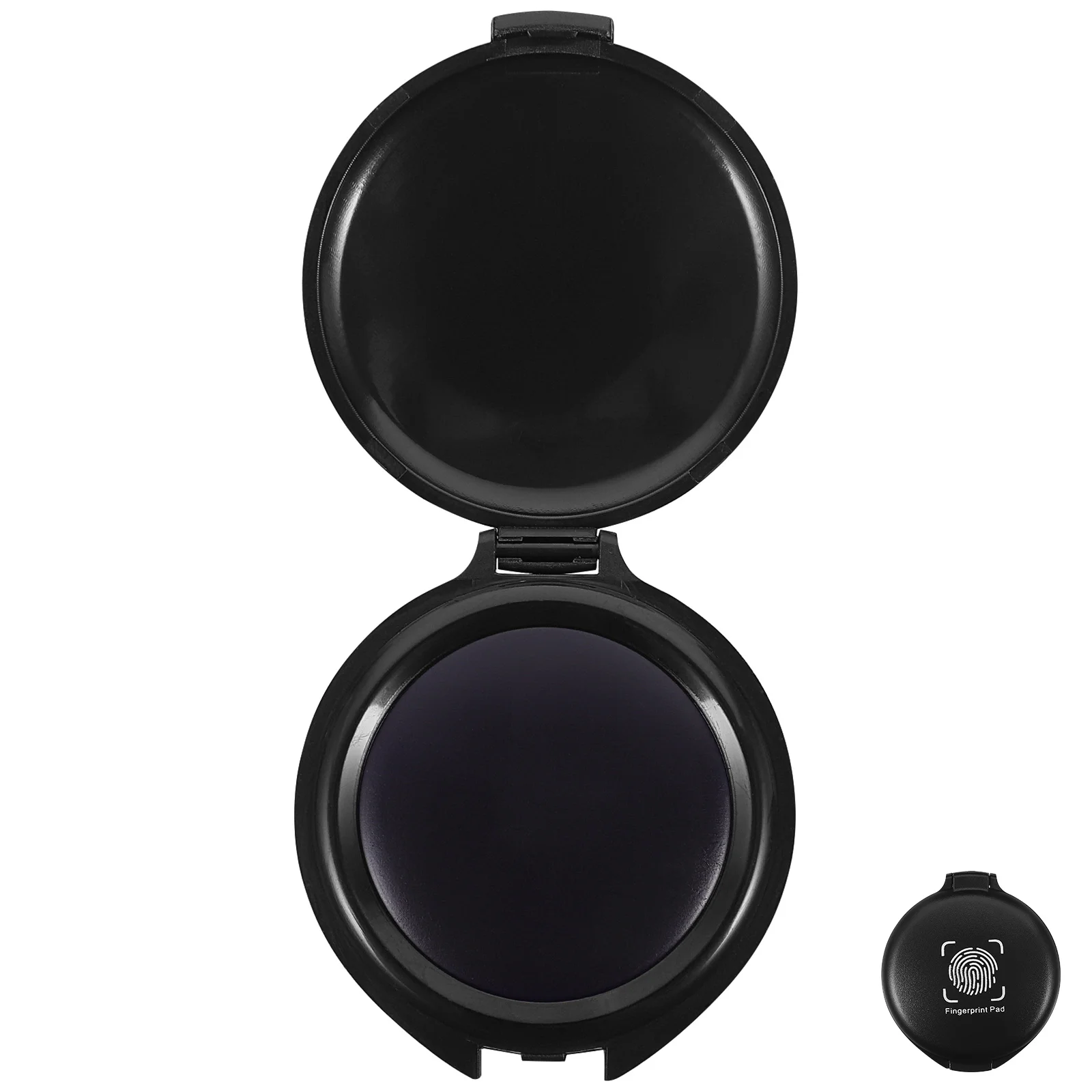 Alat Inkpad Mini Bulat yang Dapat Digunakan Kembali untuk Penggunaan Harian Akuntan Perlengkapan Keuangan Mini Ink Pads File Ink Pad