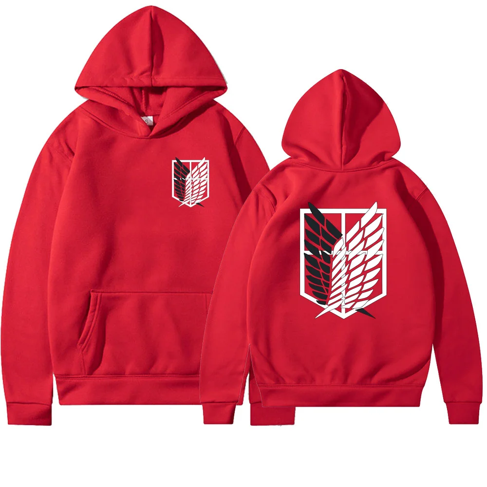 Anime Attack on Titan Womens Hoodie Hoodies Women Streetwear Pullover Harajuku Shingeki no Kyojin Hoody Sweatshirt Clothes image 3
