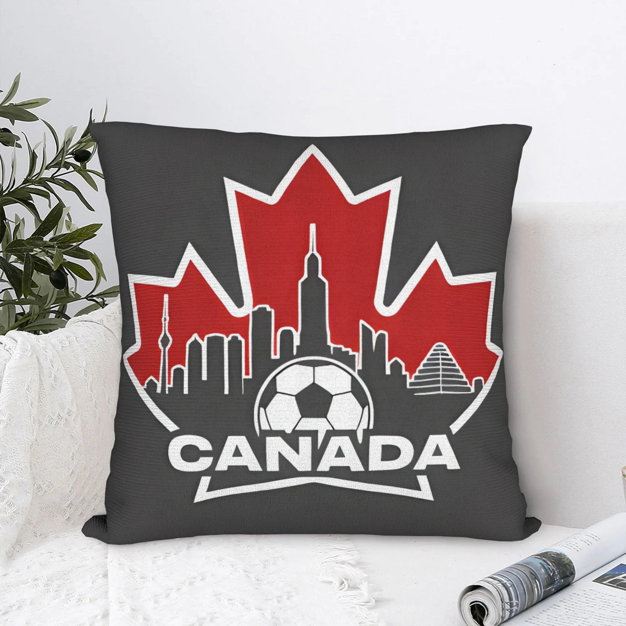 Pillow Case Soccer Football WM 2026 Custom  Pillow Cover For Living Room Bed Chair Cute Funny Pillowcases