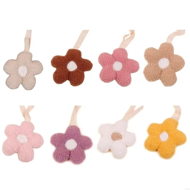 16FE Stylish Pacifier Pendant Teether Hanger Comfortable Flower Baby Comfort