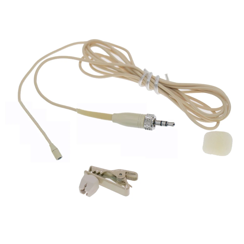 

Skin Very Mini L322 Tie Clips Lavalier Microphone For Sennheiser G2 G3 G4 G5 BodyPack 3.5mm Jack Lock