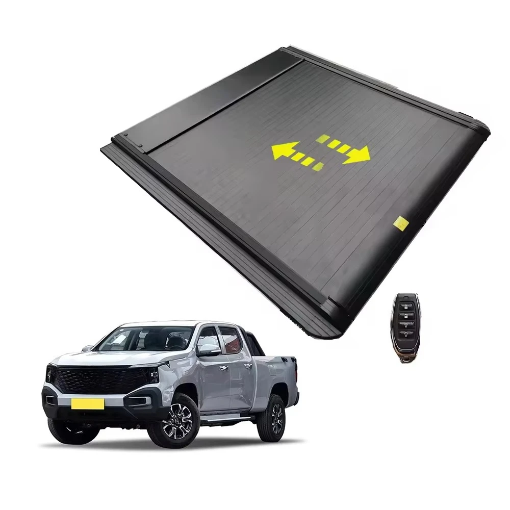 

4X4 Hard Roller Lid Aluminum Retractable Pickup Truck Bed Electric Roll up Tonneau Cover for Hilux Rocco