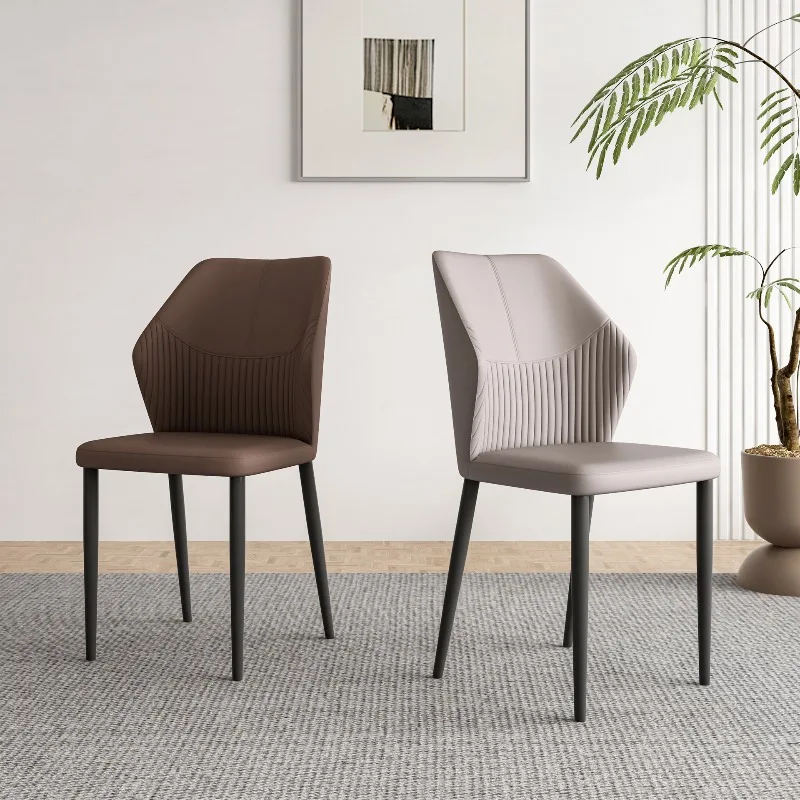 Foshan Light Luxury Home Dining Chair Modern Simple Premium Back Simple Hotel Restaurant Chair Designer Cross-border