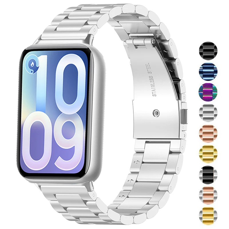 �y�Z�[�����zXiaomi Mi Band 10 Pro/Miband 9Pro/8Pro�p���^���X�g���b�v �X�e�����X�X�`�[���o���h �X�|�[�c�u���X���b�g �E�H�b�`�o���h Redmi Watch 6 5 4�Ή�
