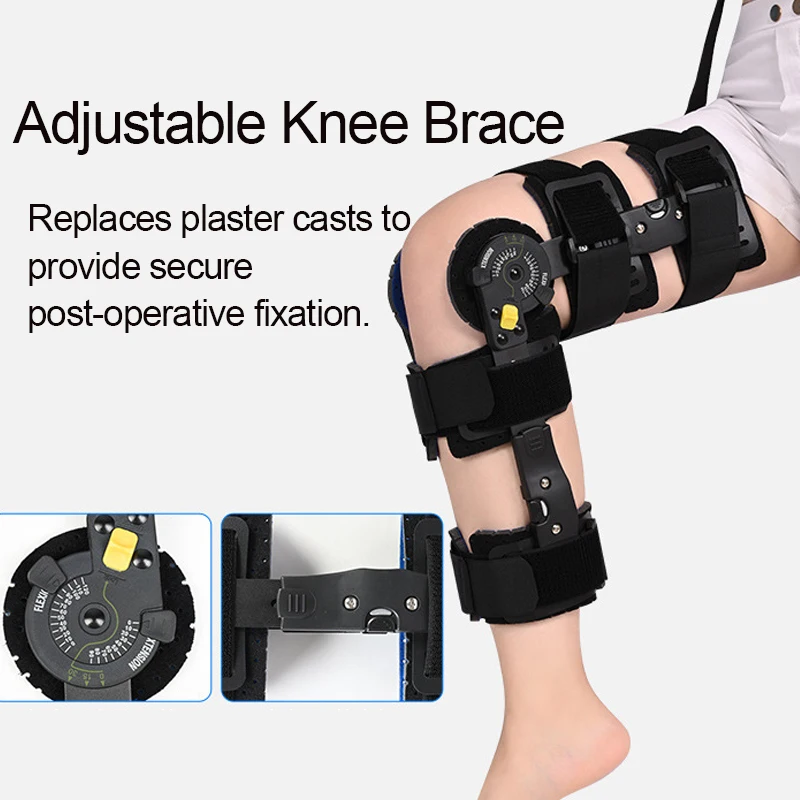 Adjustable Hinged Knee Brace-For Arthritis Support-ACL,MCL,LCL,Meniscus Tear Tendonitis Post-Surgery Recovery Knee Support