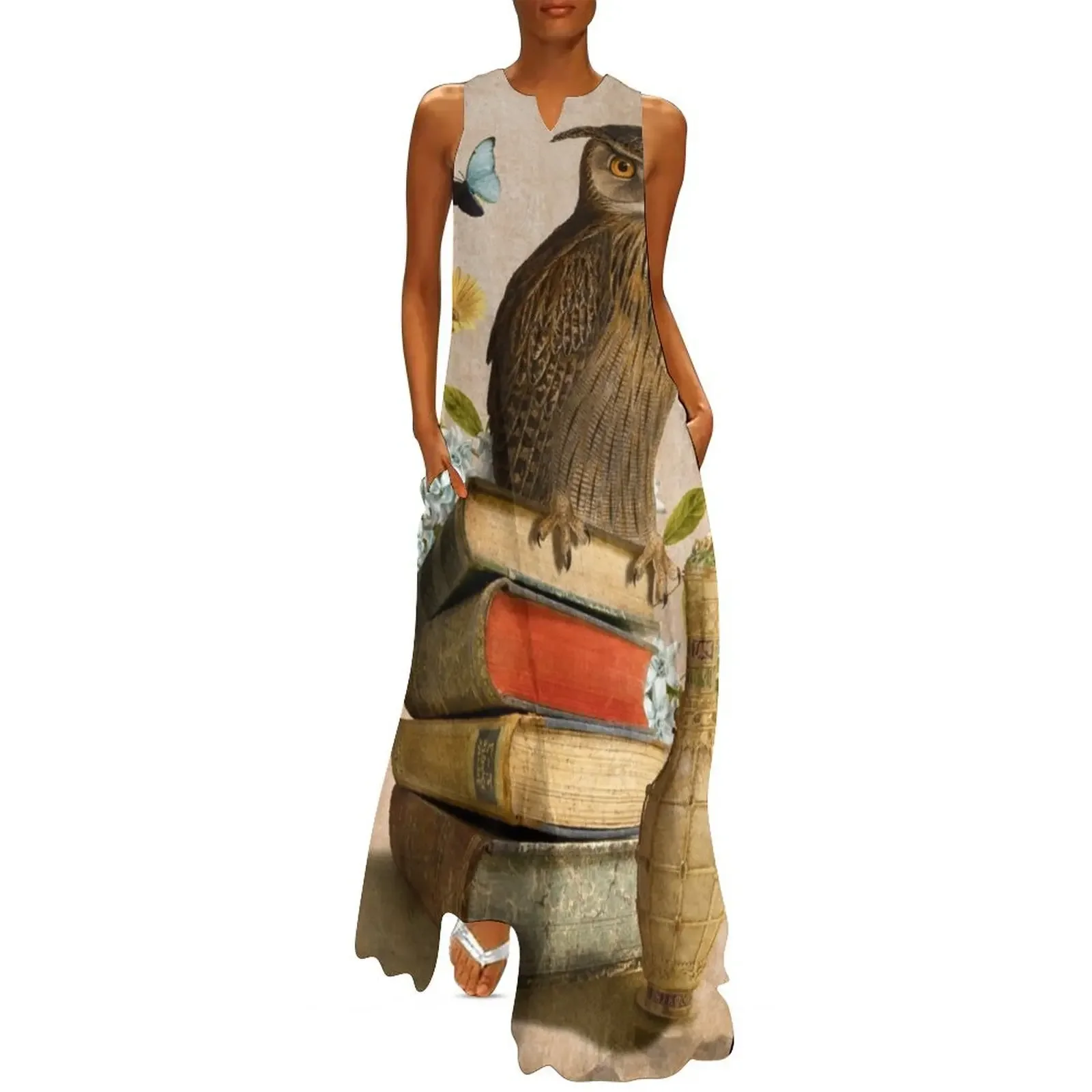 

Wise Owl Long Dress wedding guest dress 2025 women's summer jumpsuit birthday dresses for women dresses for womens Dress