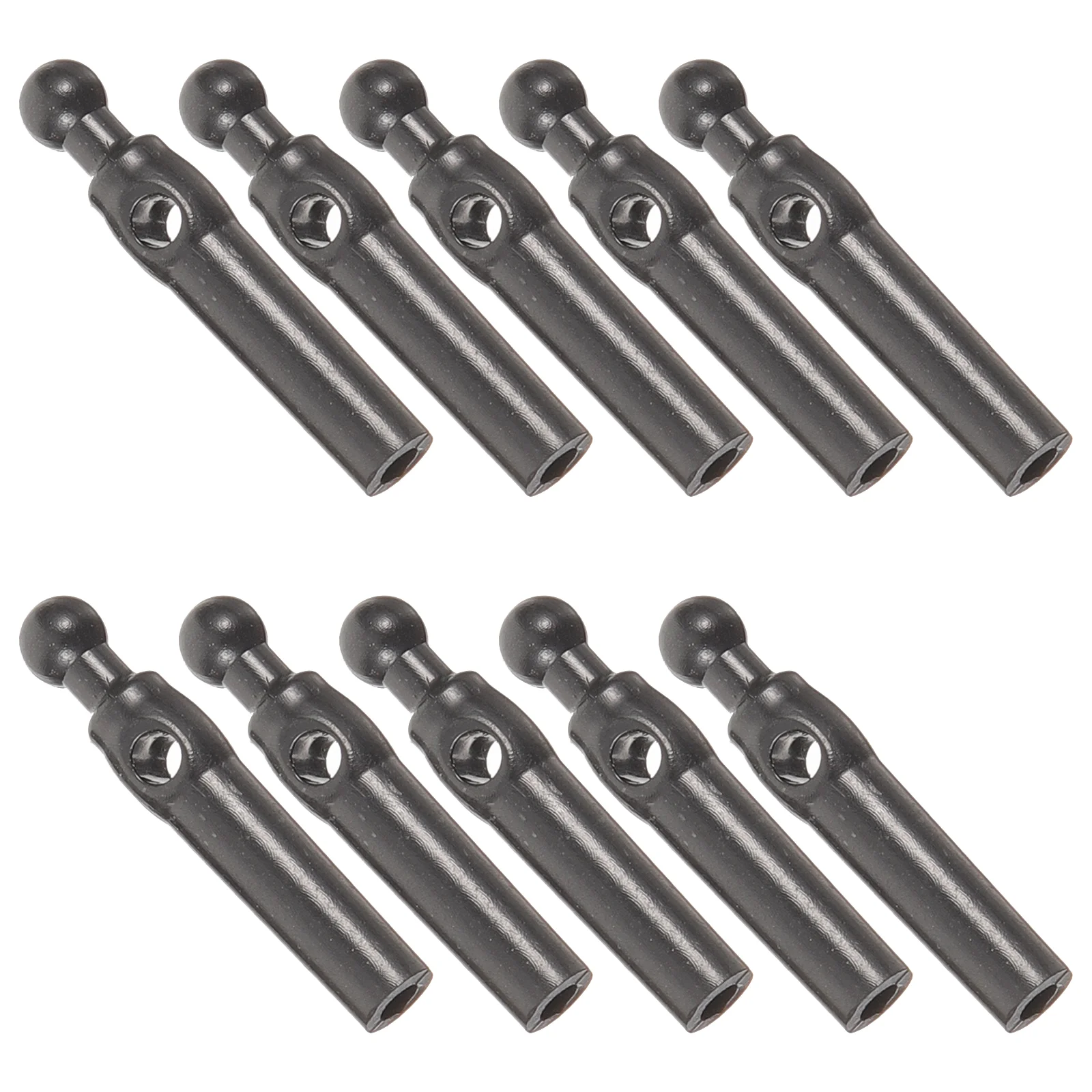 

10 Pcs Cord Holder Folding Umbrella Bone Covers Tail Beads for Head Accessories