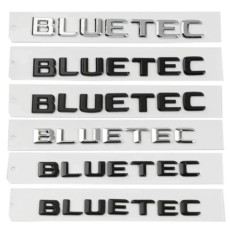 

Car body side badge tail trunk emblem sticker for Mercedes Benz BlueTEC logo W213 W212 W204 W205 W176 W164 CLK G63 GLA S300 A180