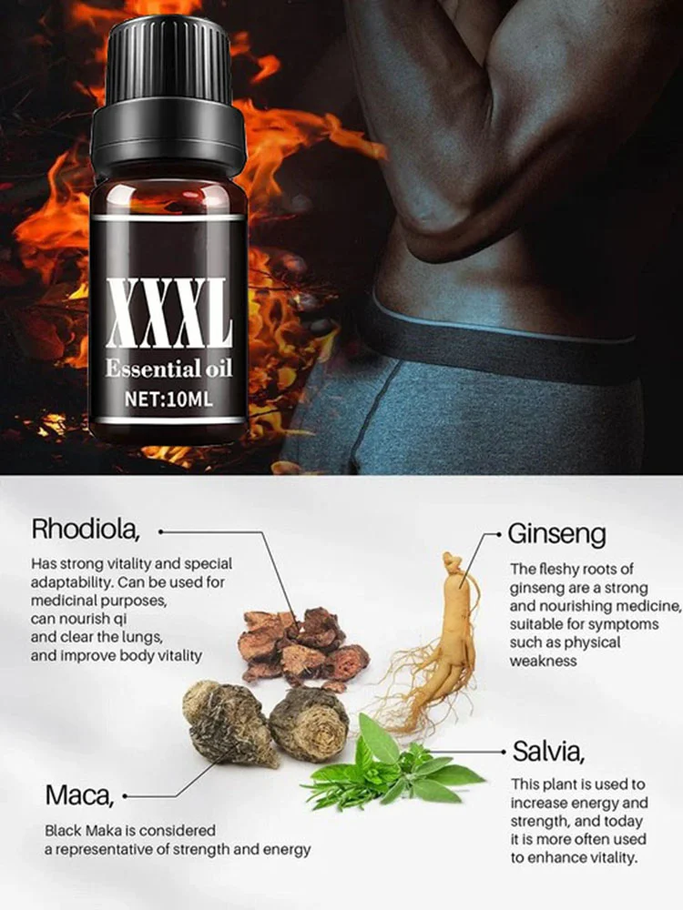 Aceite de Masaje para hombre