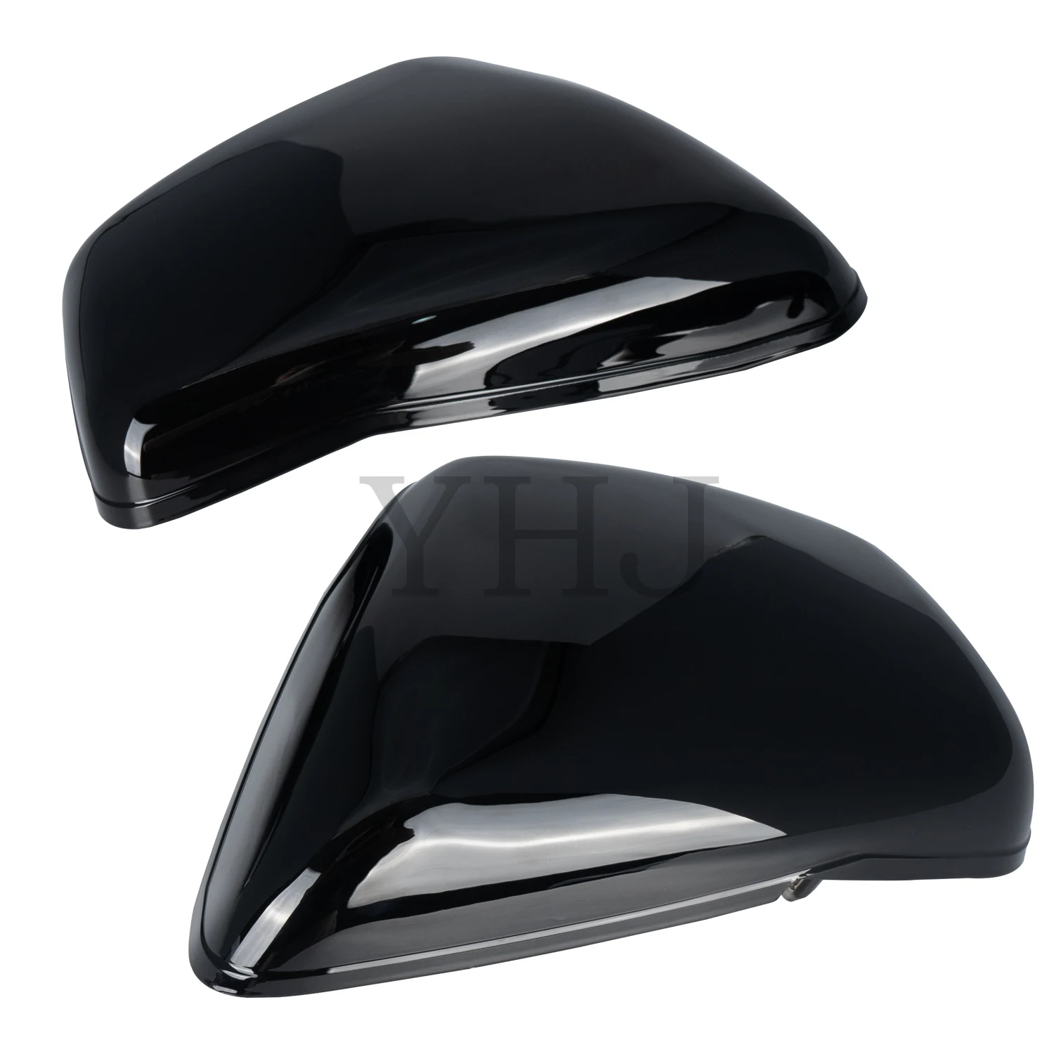 

ABS Plastic Left Right Motorcycle Battery Side Panel Fairing Cover For Yamaha Virago XV750 700 1000 1100 1984-Up Chrome/Black