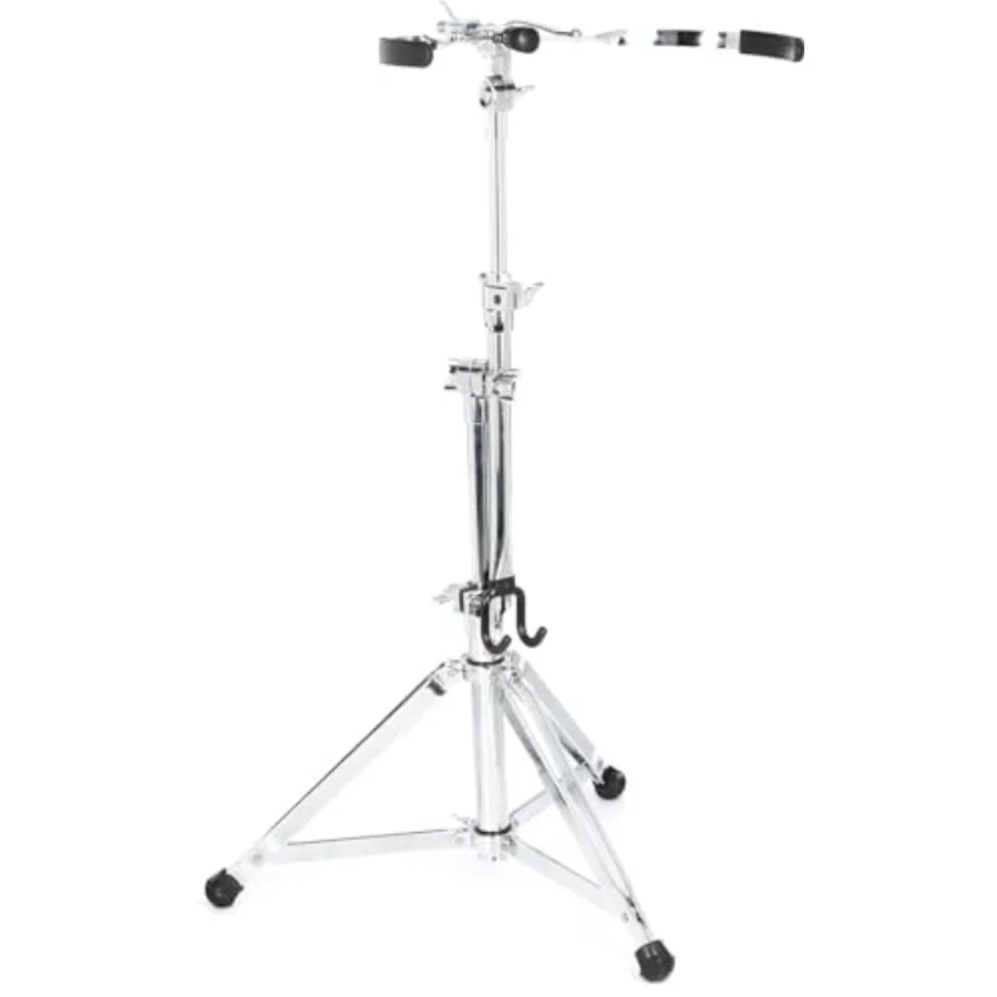 

Стойка для джембе GPDS Heavy Duty Pro для сцены, черная металлическая рама с регулируемой высотой и надежным механизмом крепления