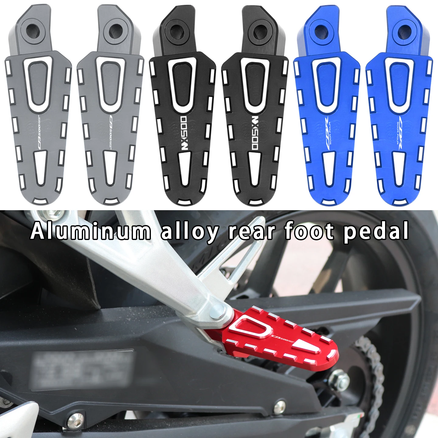Motorcycle Accessories for Honda NX500 NX400 CB500F CB500SF CBR500R Four CBR 500R Four NX 500 CB 500F Back Footpegs Foot Pegs