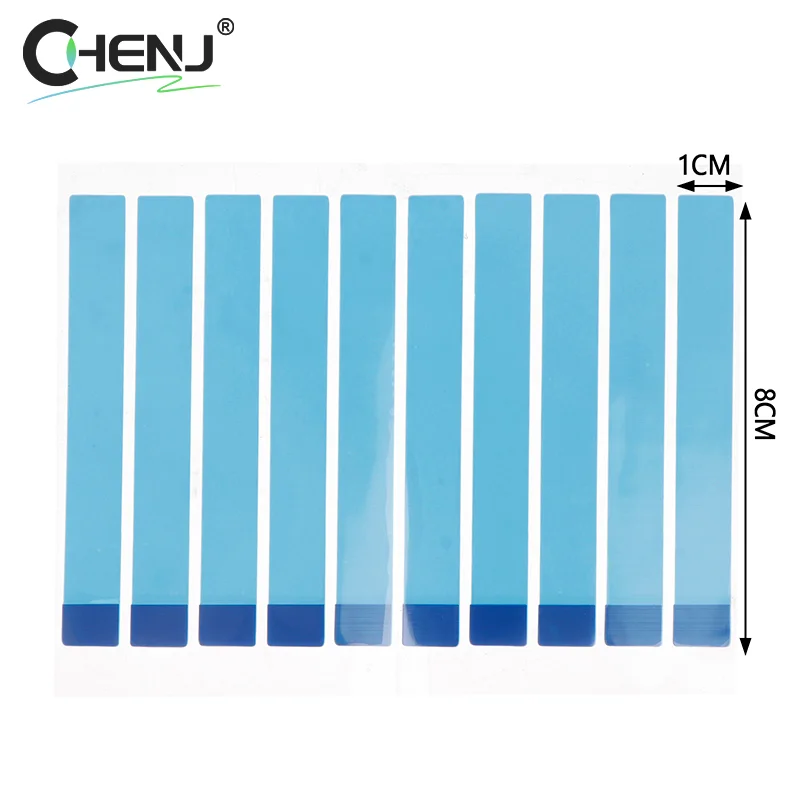 Adhesivo Universal para batería de teléfono móvil, cinta adhesiva de doble cara, fácil de tirar, 10 piezas