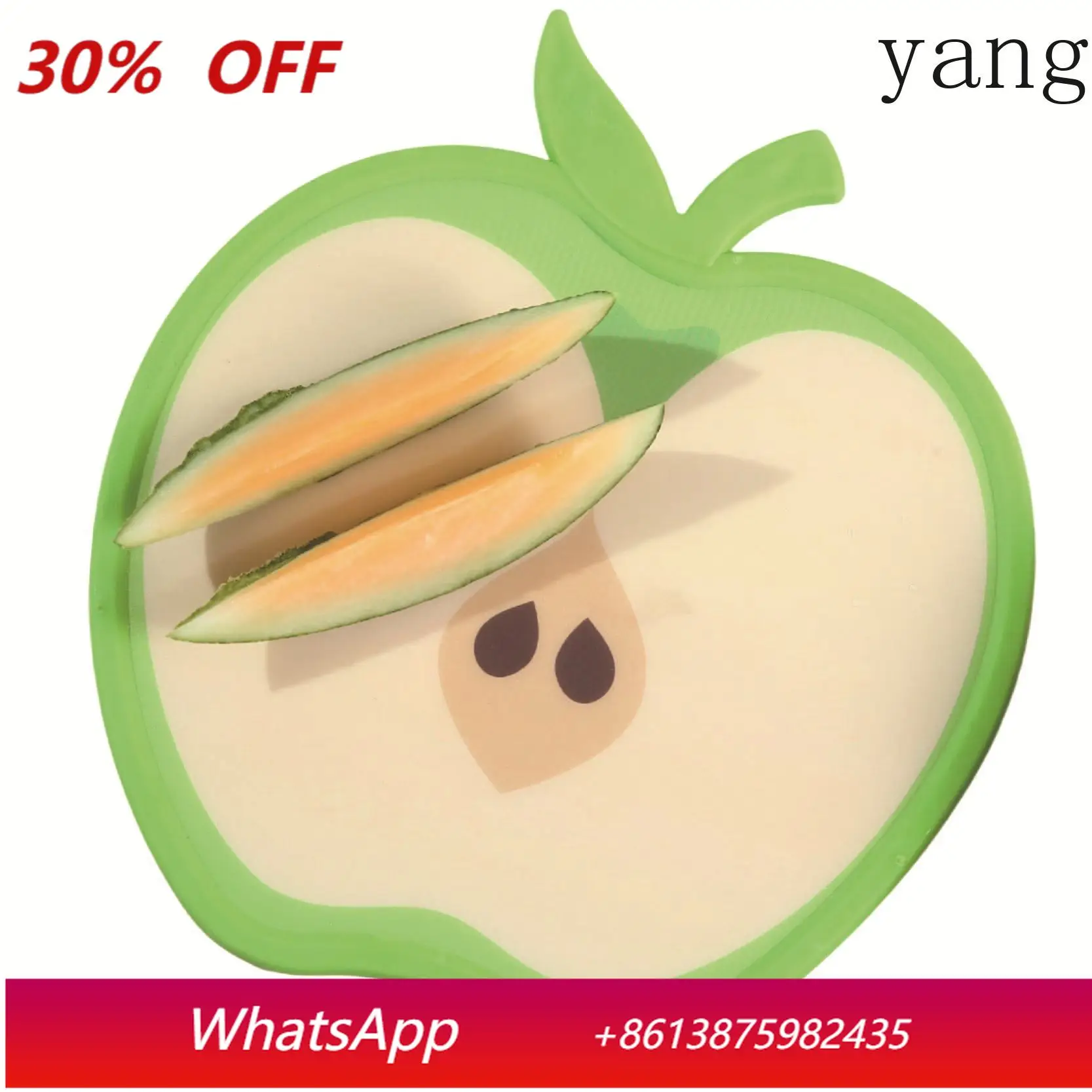 

LMM Apple Cutting Board PP Plastic Cutting Board Food Grade Kitchen Household Plastic Cutting Board