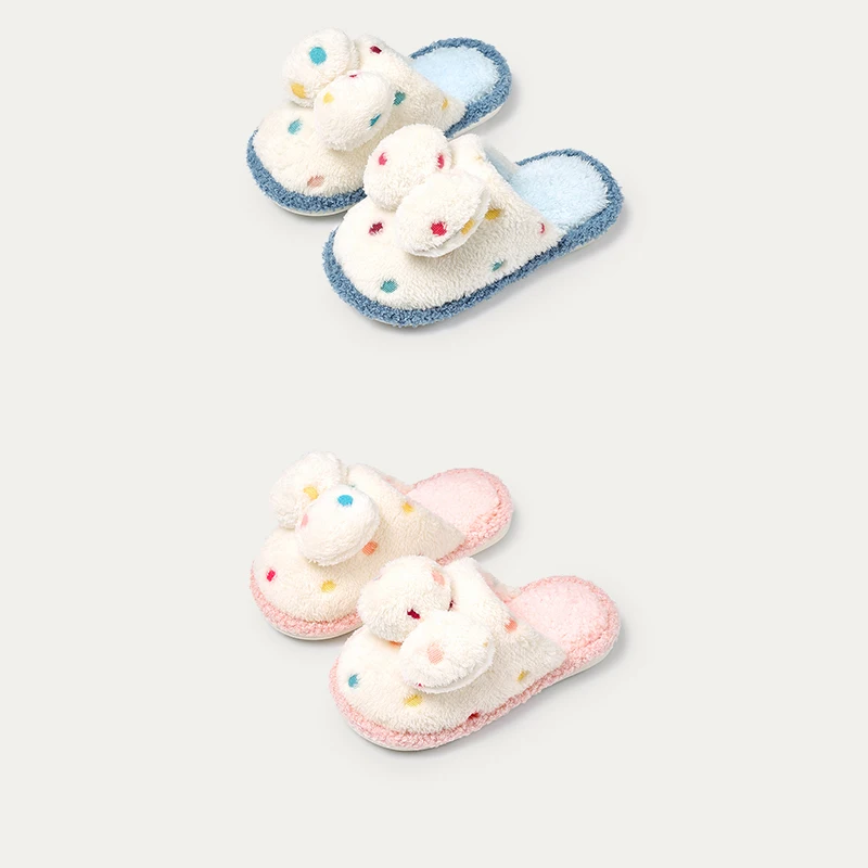 

Веселые зимние детские хлопковые тапочки Mario, домашние милые домашние тапочки