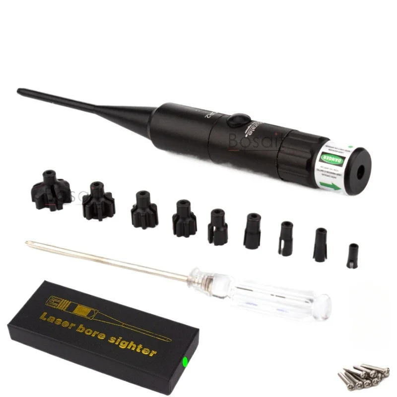 

9 Adapter Free Red and Green Laser Calibrator Front Plug Laser Locator, Laser Calibrator, Spotting Instrument