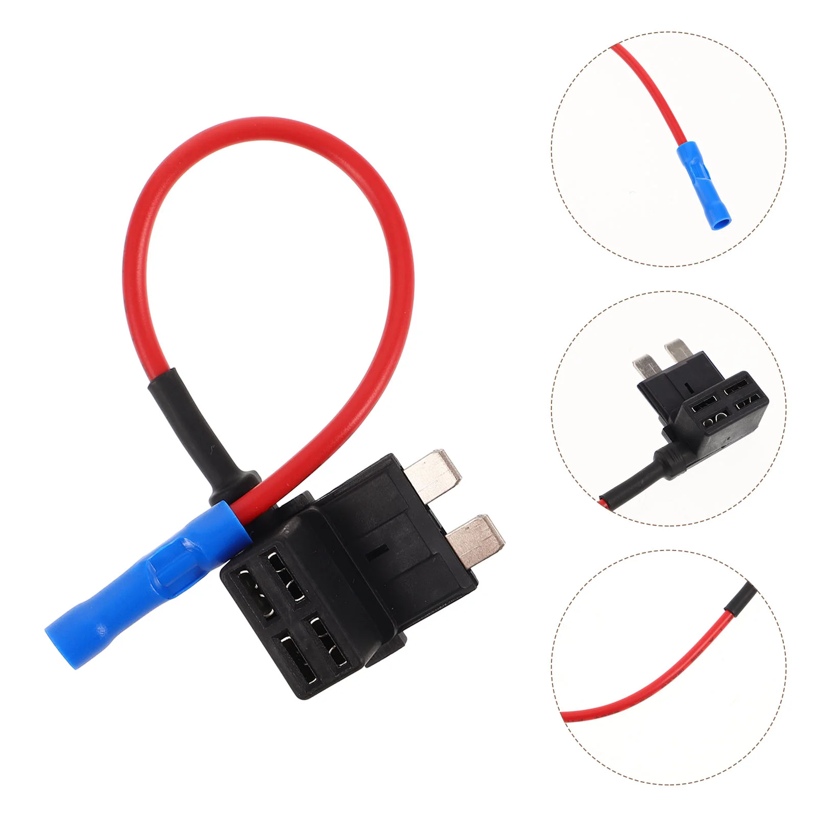 2 Pcs Waterproof Connectors Fuse Mini Tap Amp Holder Boat Low Profile