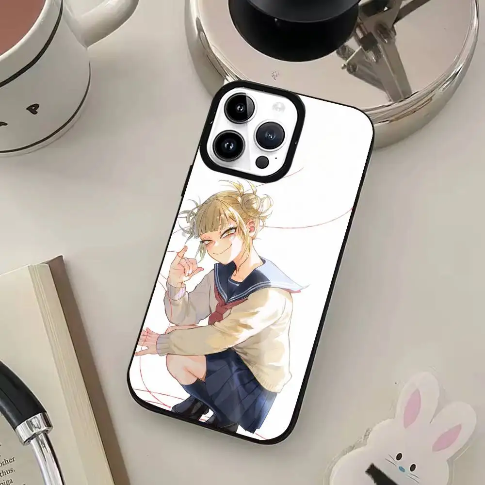 Custodia per telefono carina Anime Himiko Toga per iPhone17,16,15,14,13,12,11 Plus,Pro Max magnetica per ricarica wireless Magsafe