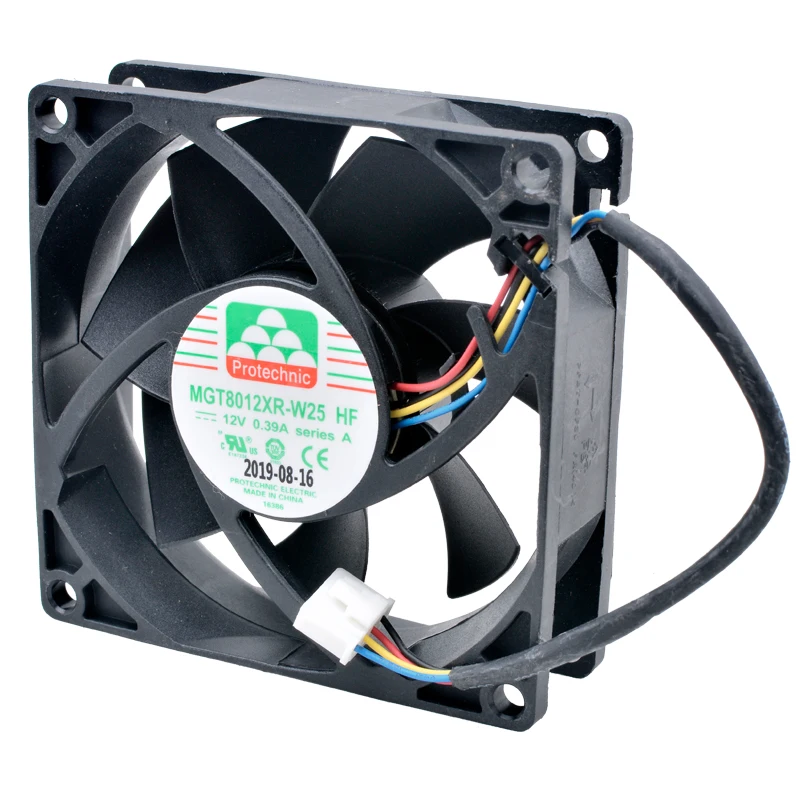 MGT8012XR-W25 8cm 80mm fan 80x80x25mm DC12V 0.39A 4pin Cooling fan for chassis CPU