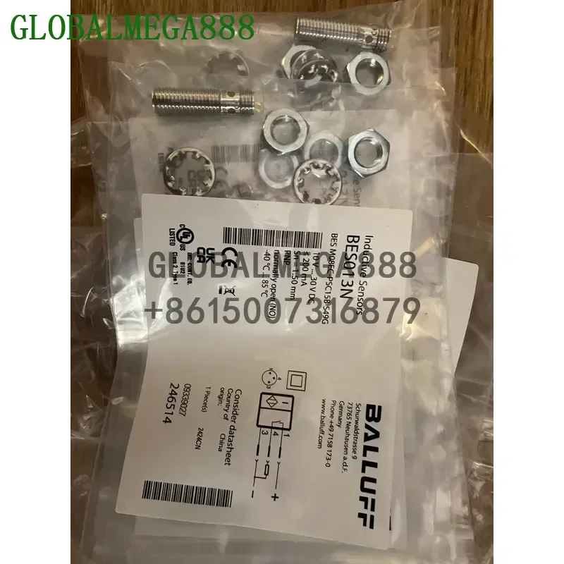 Proximity Switch, Part No: BES MO8EC-PSC15B-S49G Model: BES013N，Brand New Spot Goods, Large Inventory